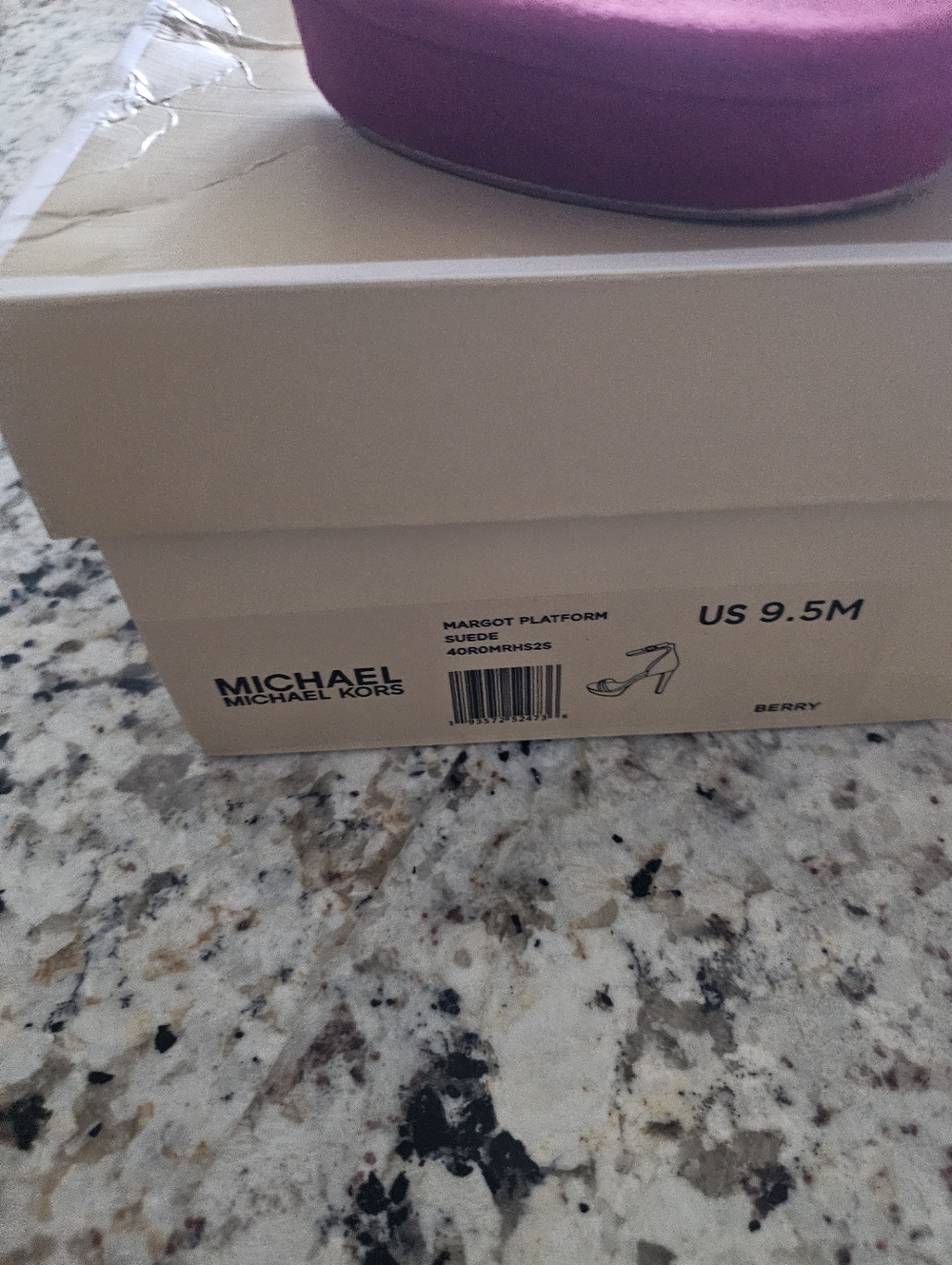 Michael KORS Margot Platform Suede Sandal - Picture 13 of 14